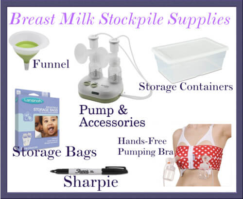 Breast Milk Stockpile Supplies